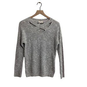 Anthropologie Sky & Sparrow Womens Gray Sweater Size XS